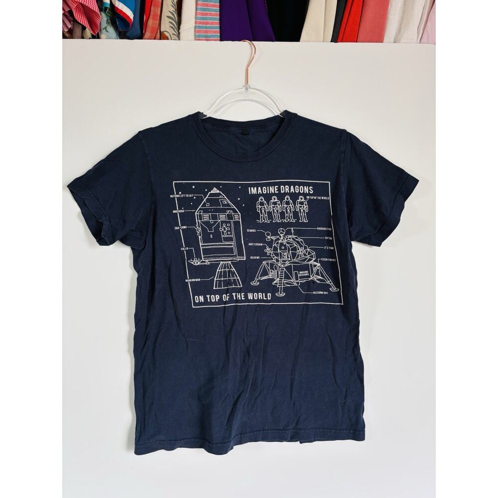 Blue‎ Imagine Dragons On Top Of The World Concert Tour Shirt Size Medium